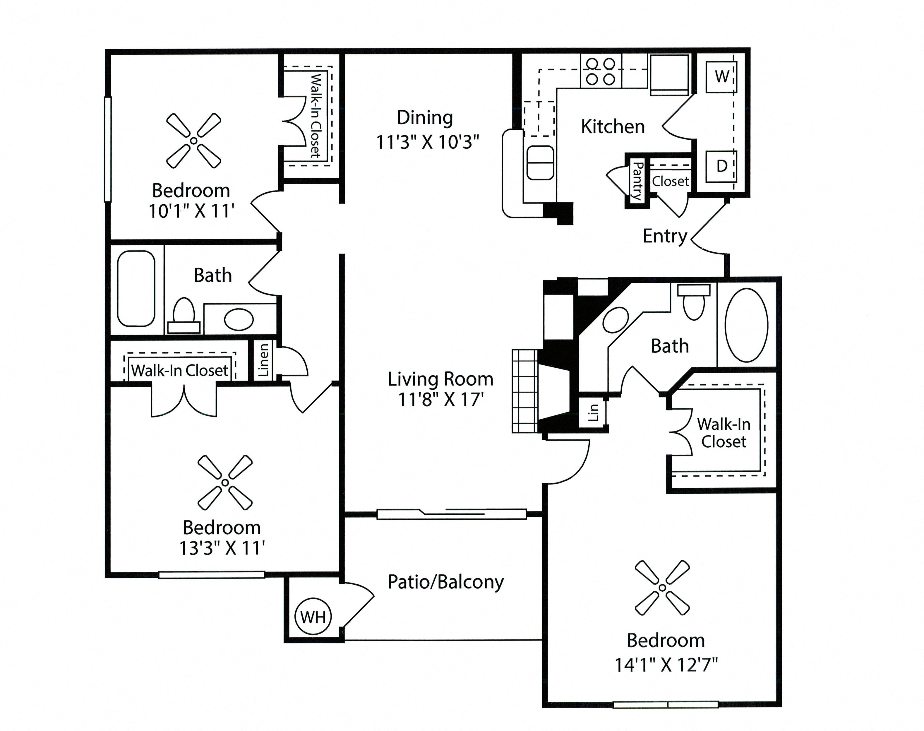 D1 floor plan